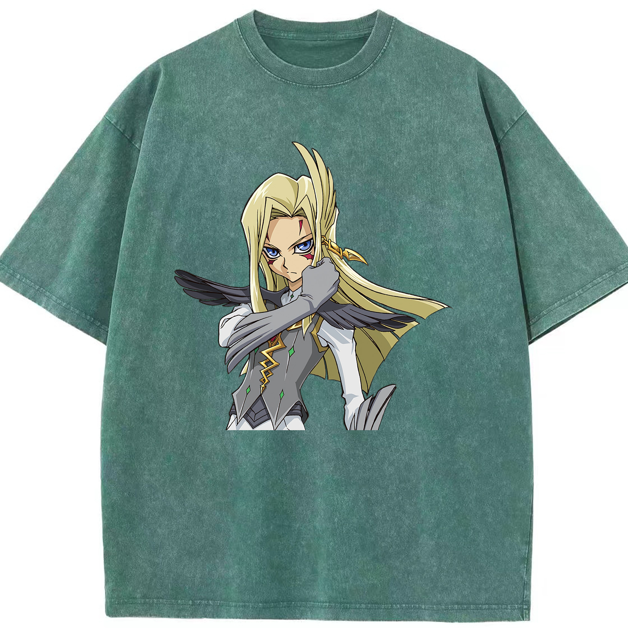 （画像用） 遊☆戯☆王 Yu-Gi-Oh! 綿100% ヴィンテージ風 半袖Tシャツ（フロントプリント）